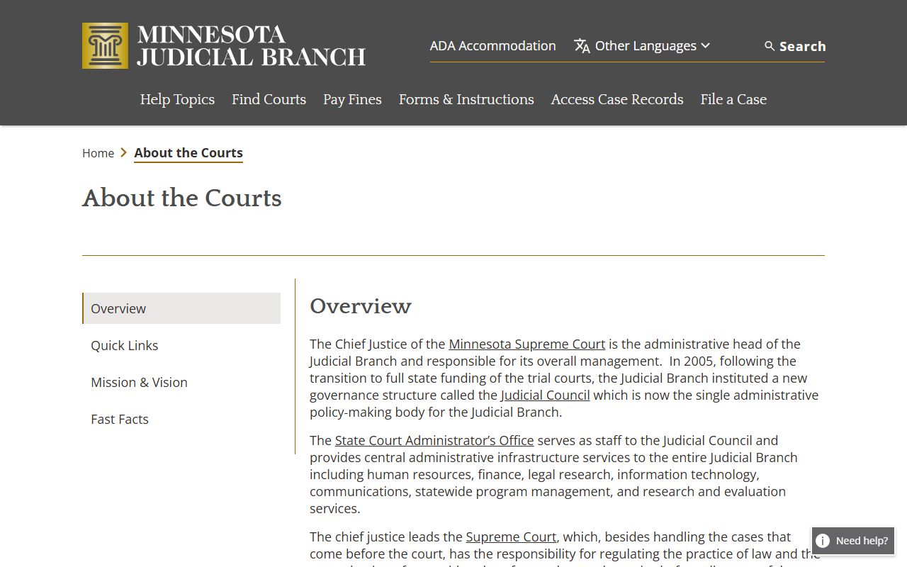 Cottonwood County court records Minnesota court structure